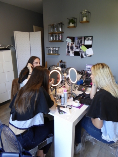 Cours maquillage Candidates Miss Bresse 2018