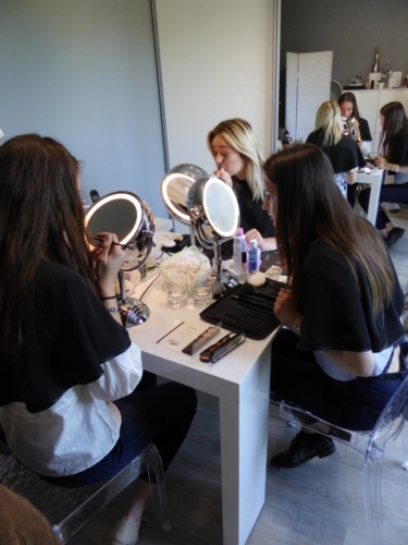 Cours maquillage Candidates Miss Bresse 2018