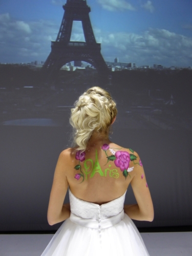 Body painting Spectacle de Danse thème "Paris"
