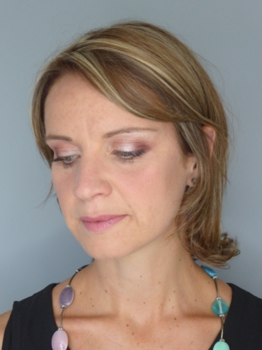 Virginie (après) essai maquillage mariée